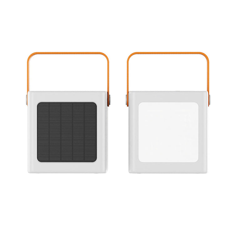 Portable solar charger with multifunctional LED lighting Stornfield
