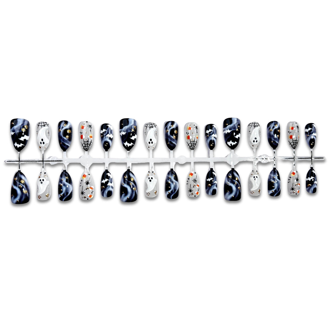 Halloween-Themed Press-On Nail Art Set 1790745925