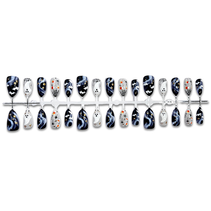 Halloween-Themed Press-On Nail Art Set 1790745925