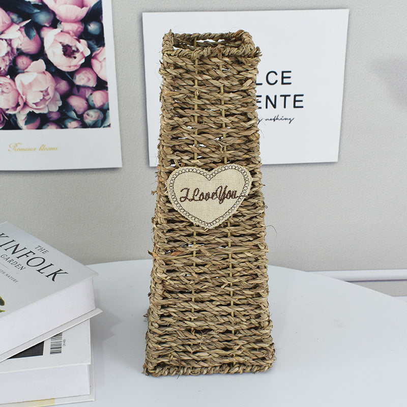 Handcrafted Natural Woven Storage Basket Stornfield