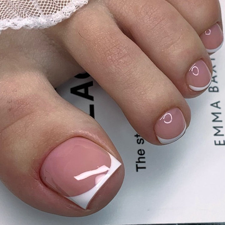 French Tip Gel Nail Art Stornfield