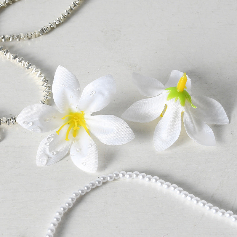 Floral Embellished Hair Clips