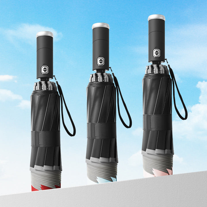 Women compact and innovative double-trigger umbrella Stornfield