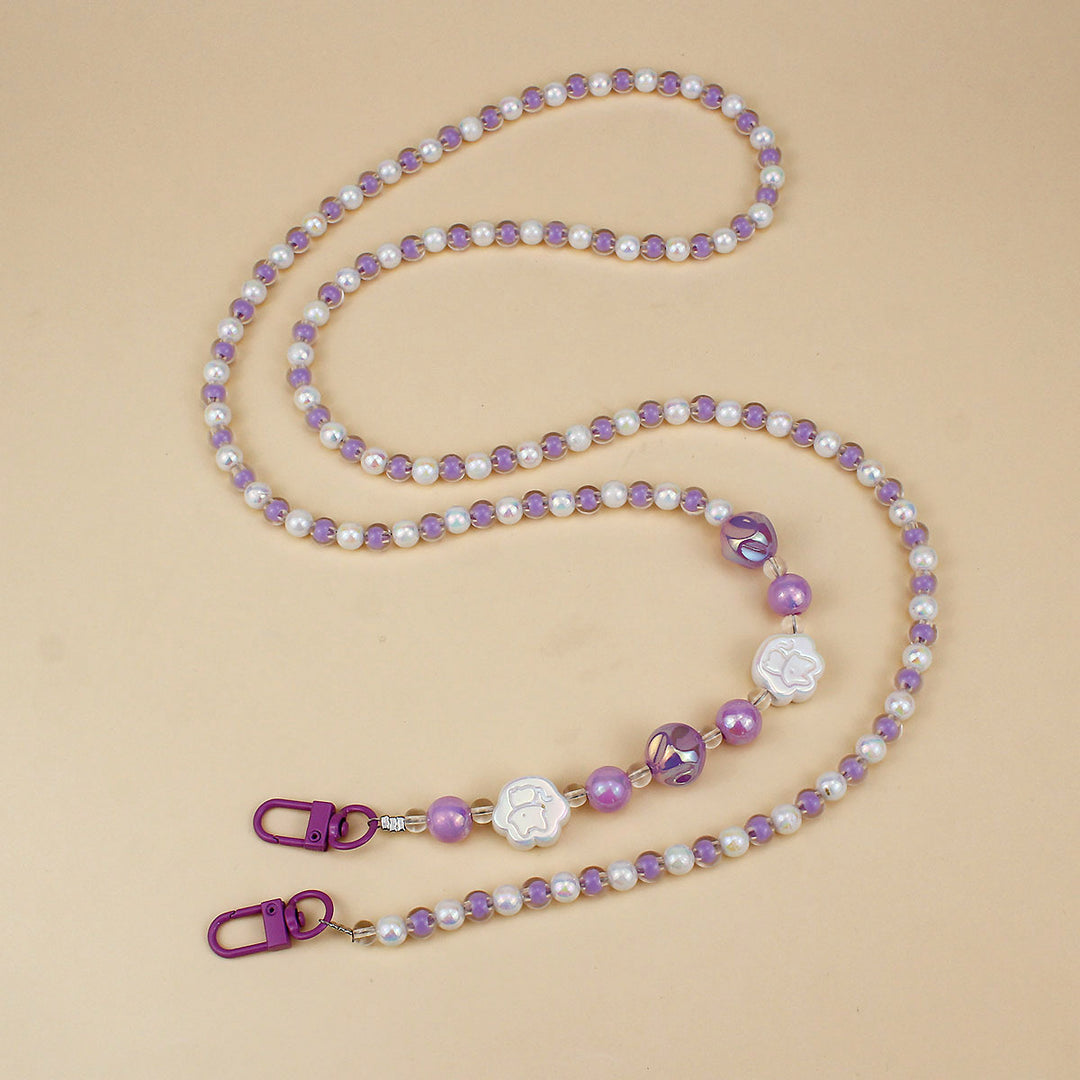 Heart-Designed Beaded Eyewear Chain Stornfield