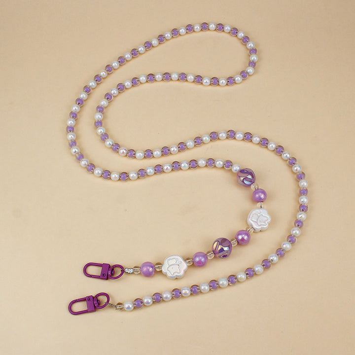 Heart-Designed Beaded Eyewear Chain Stornfield
