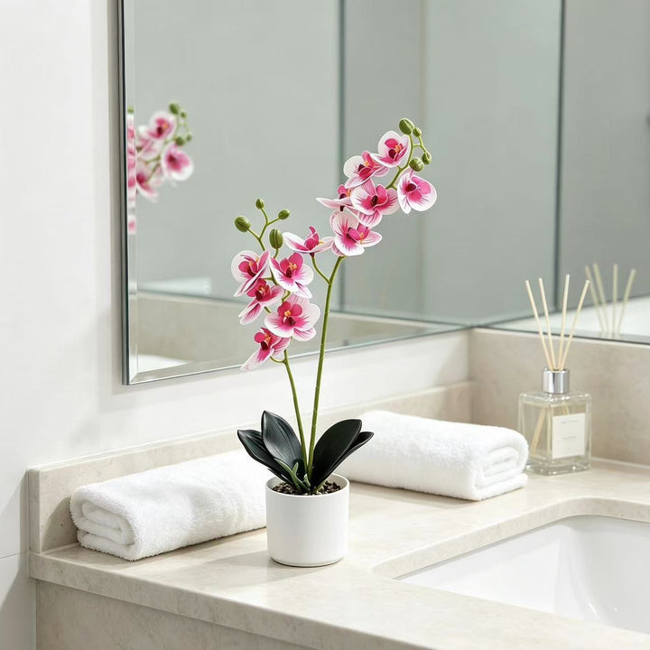 Lifelike Orchid Home Décor