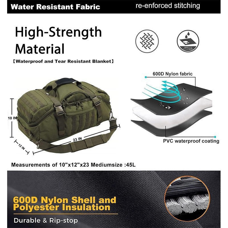 Tactical sports bag with multiple compartments Stornfield