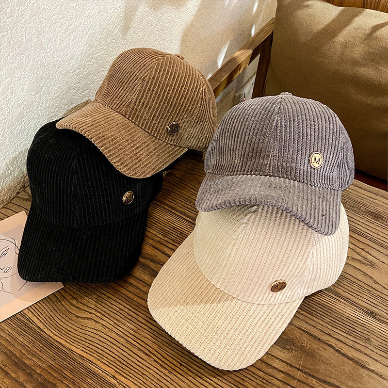 Women's Textured Corduroy Baseball Cap Stornfield