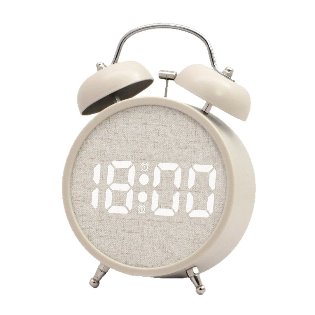 Digital Alarm Clock in Modern Design with Large LED Display Stornfield