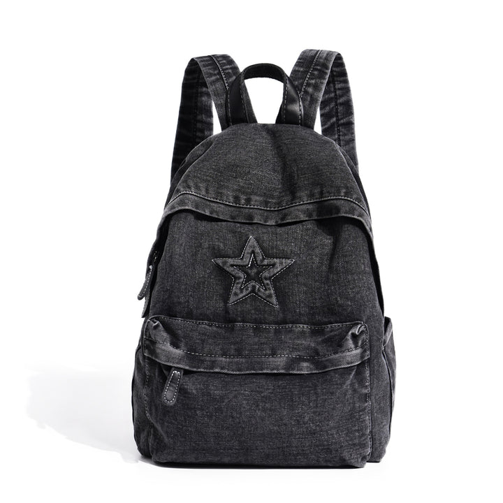 Star-Embellished Casual Backpack Stornfield