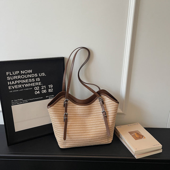 Stylish Straw Tote