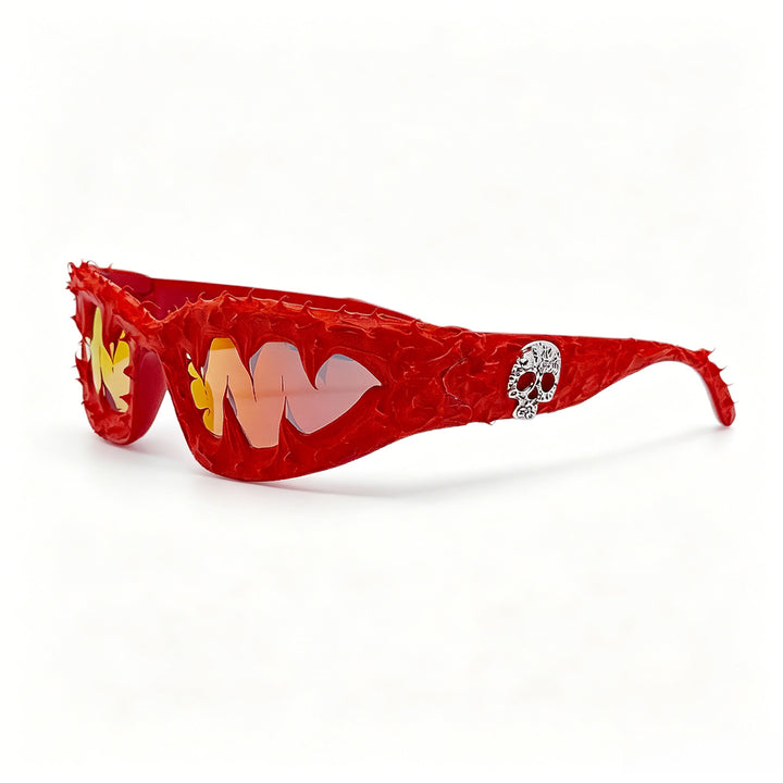 Ladies creative fashion sunglasses with unique spikes and skull design Stornfield