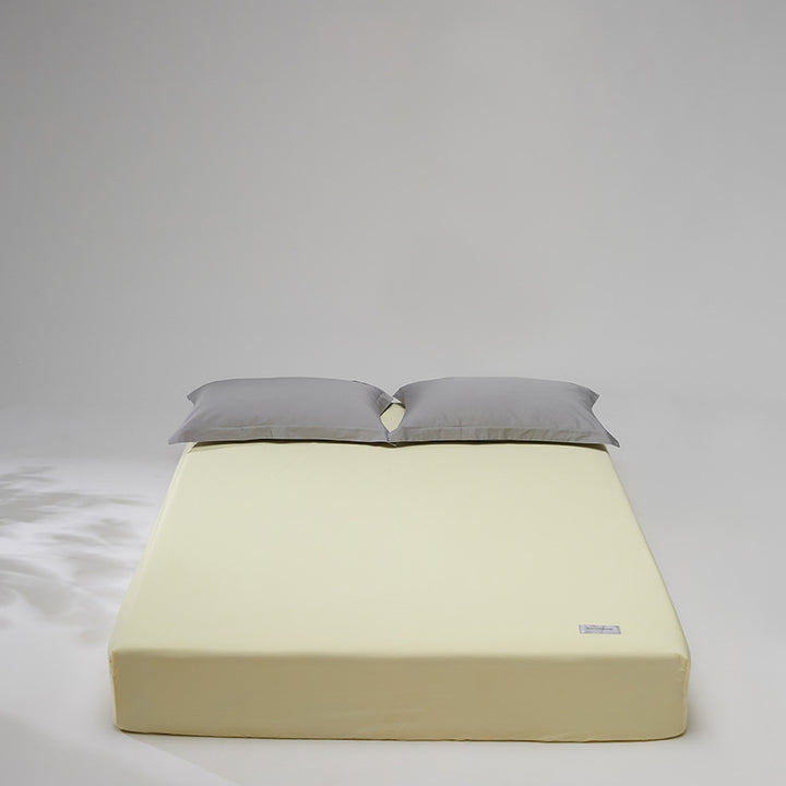 Cooling Breathable Fitted Sheet and Pillowcase Set with Deep Pocket Microfiber