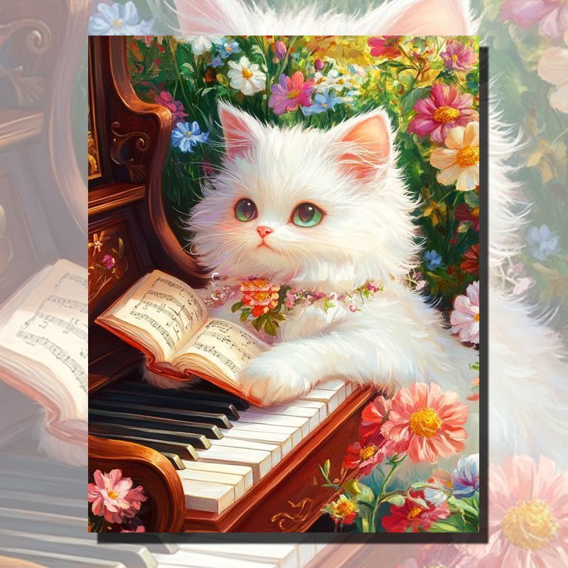 Adorable Cat-Themed Canvas Art Stornfield