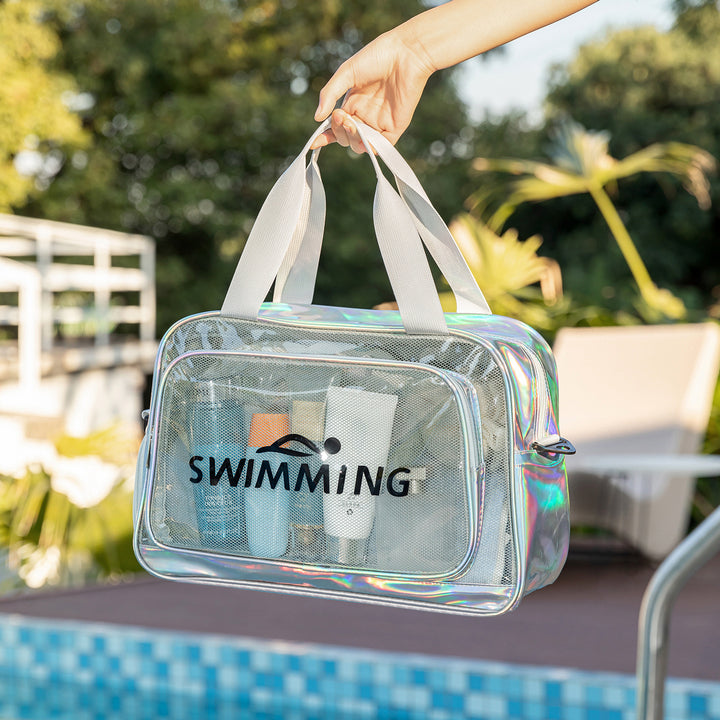 Transparent Swim Bag With Separate Wet Compartment Stornfield