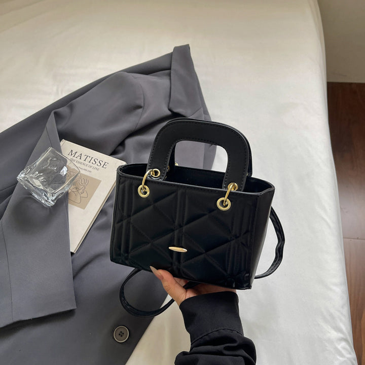 Quilted Mini Handheld Shoulder Bag