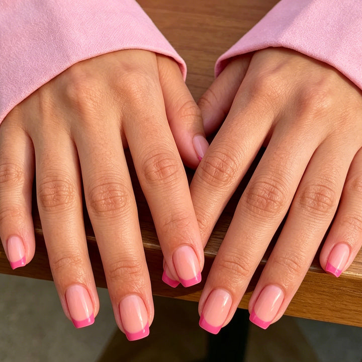 Elegant French Tip Nail Art Enhancements Stornfield 1789915404