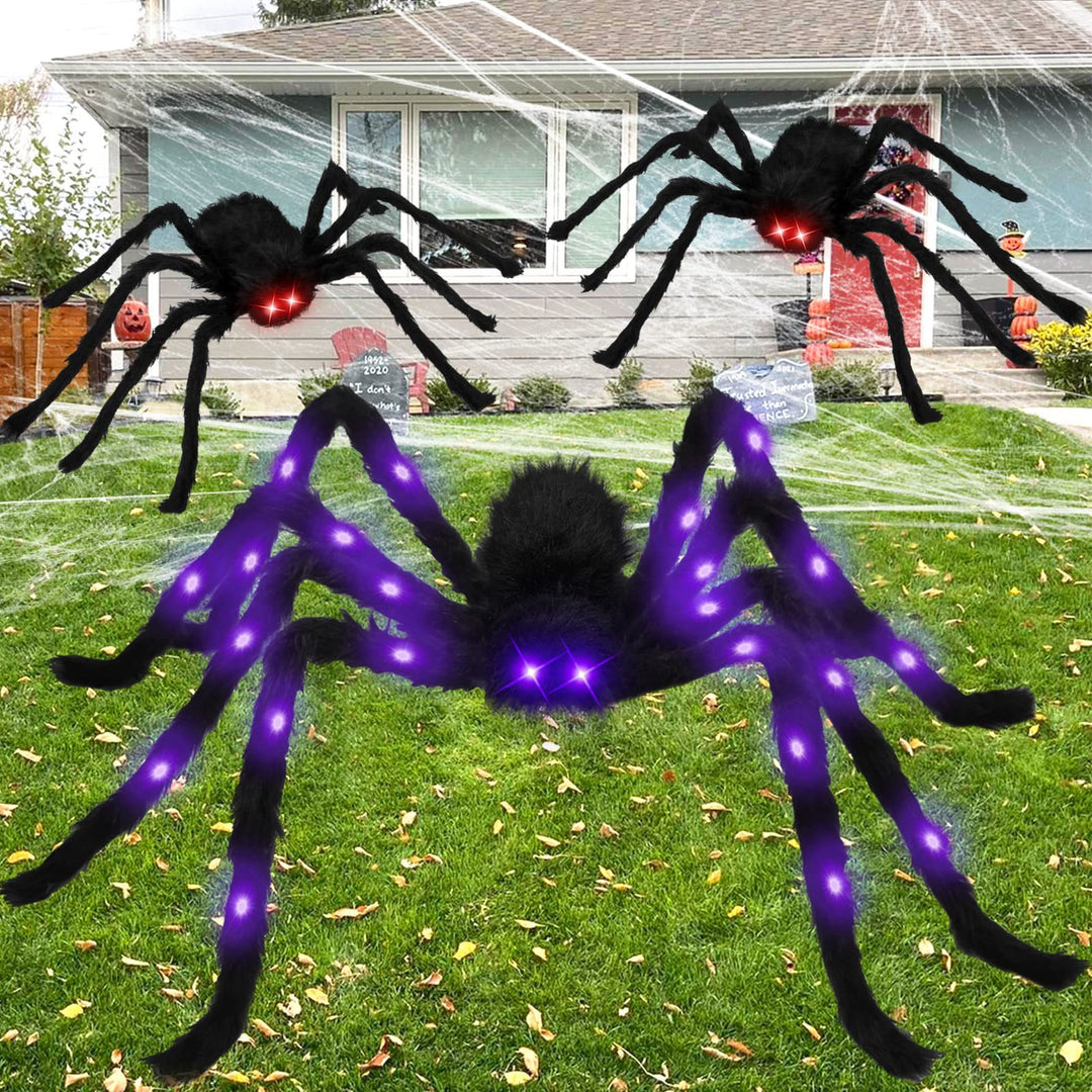 Animated LED Spider Decorations Stornfield
