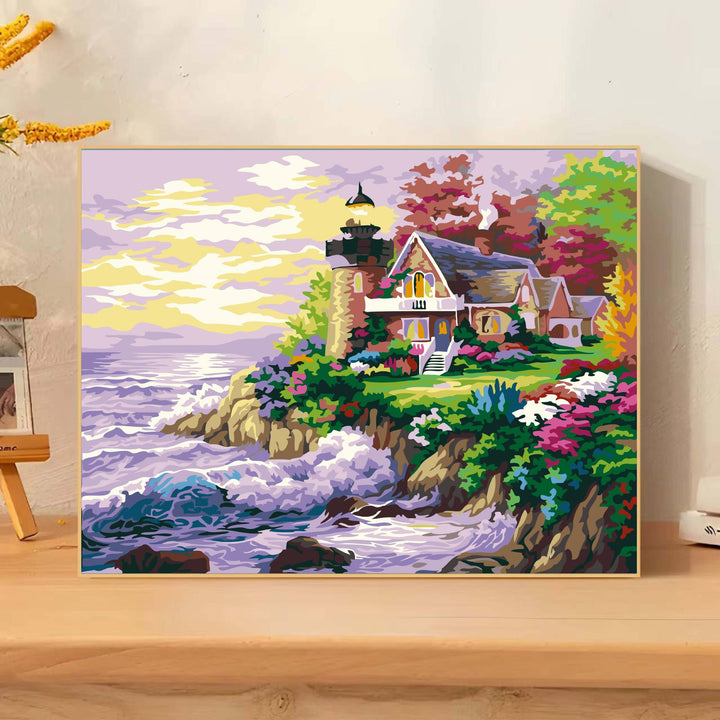 Scenic Landscape Art Canvas Print Stornfield