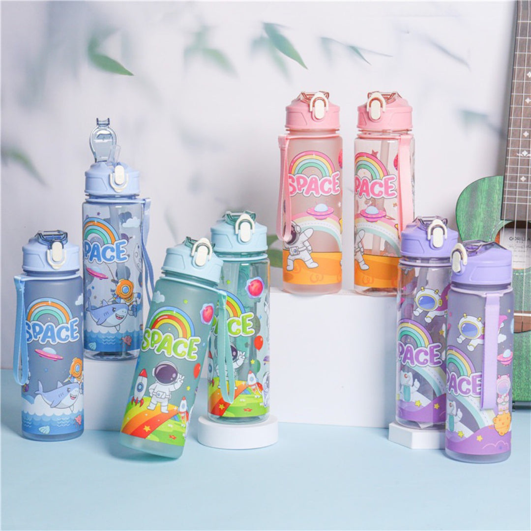 Women's Motivating Tritan Water Bottle with Practical Flip Top Lid Stornfield