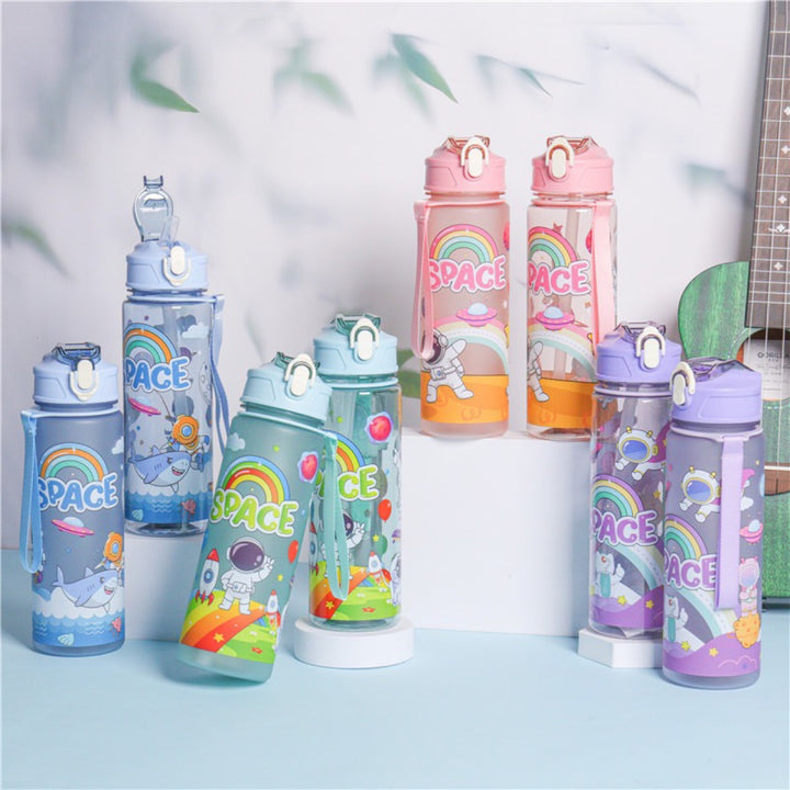 Women's Motivating Tritan Water Bottle with Practical Flip Top Lid Stornfield