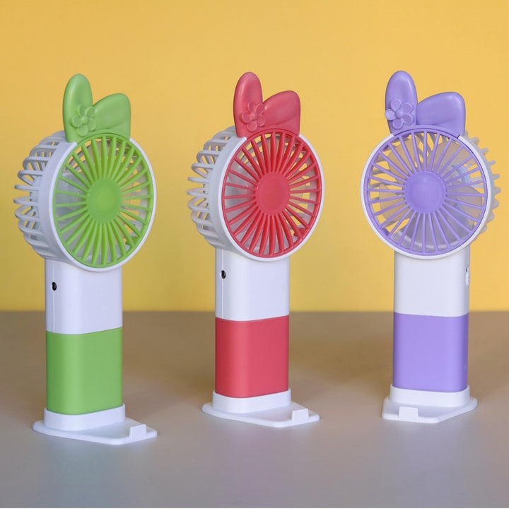 Unisex Portable Mini Hand Fan with Playful Design Stornfield