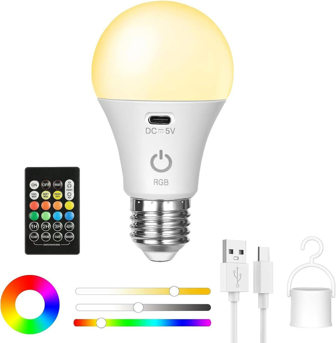 Smart Color-Changing LED Light Bulb