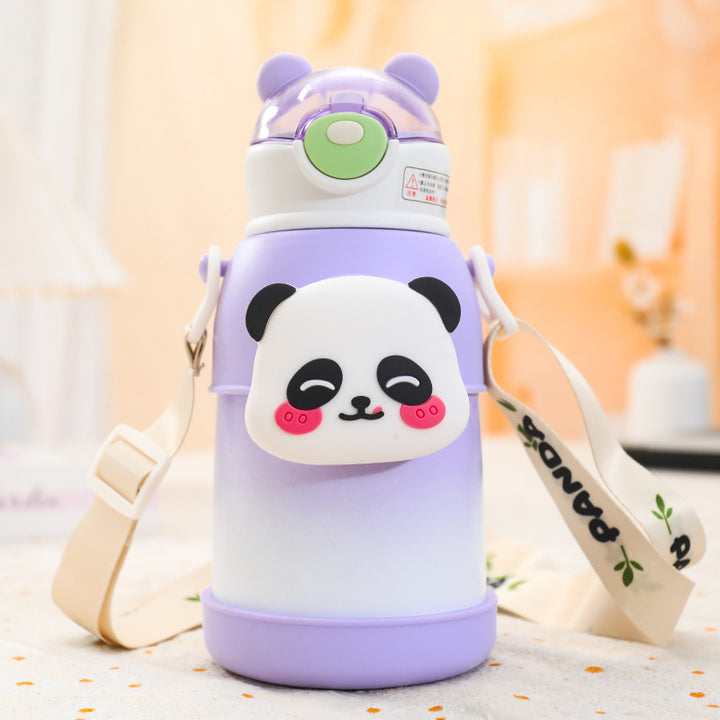 Ladies Insulated Water Bottle with Colorful Rabbit Design Stornfield