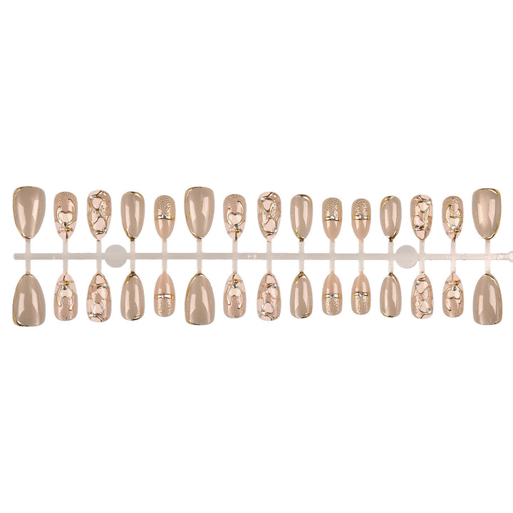 Elegant Press-On Nail Design Set