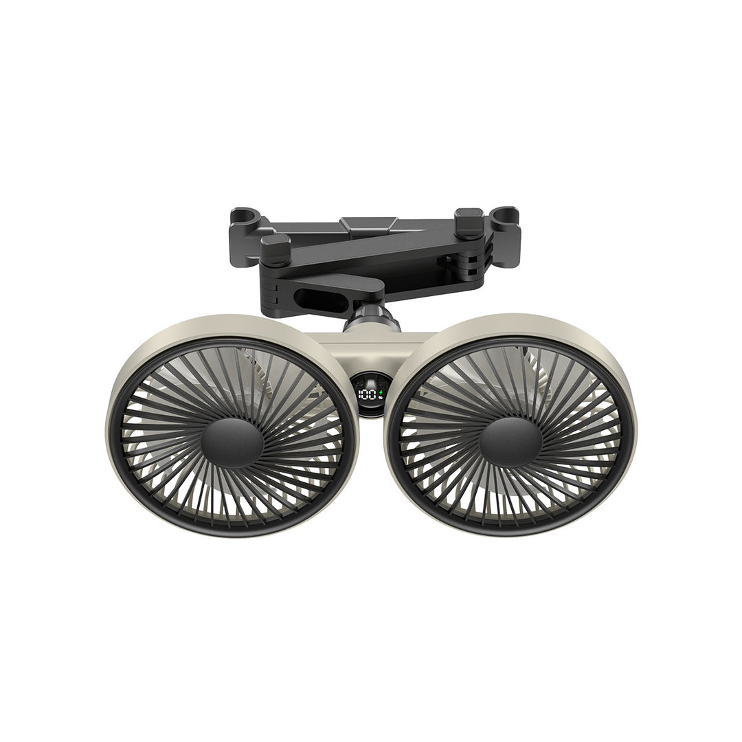 Unisex Flexible Double Fan with Digital Speed Control Stornfield