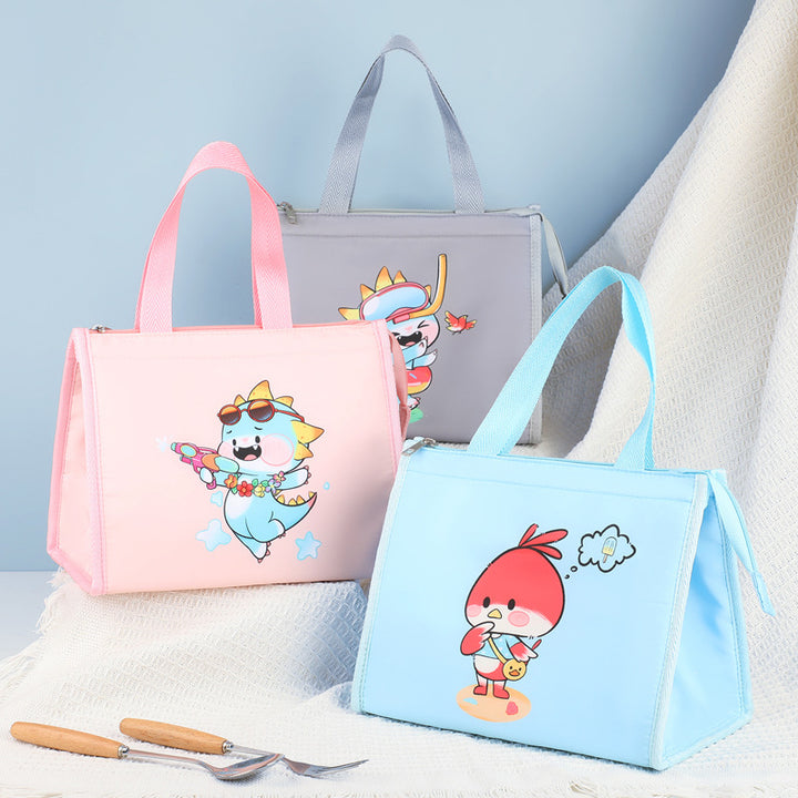 Insulated cooler bag with cute dinosaur motif Stornfield