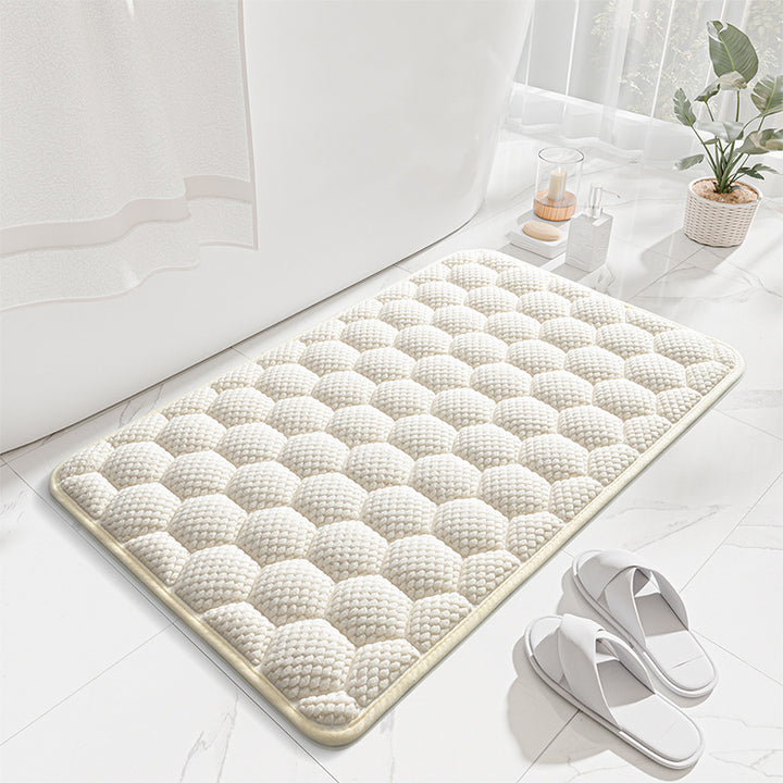 Honeycomb Textured Bath Mat