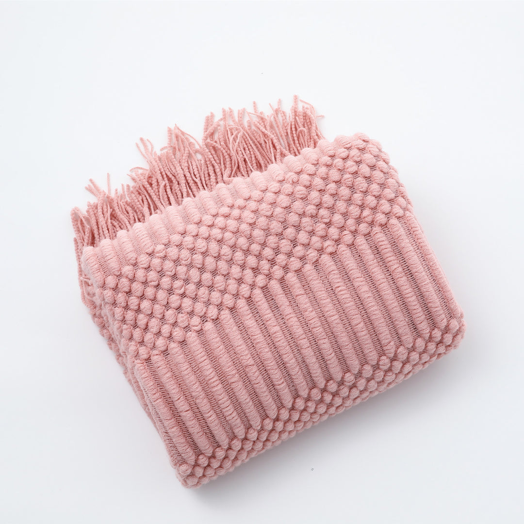 Stylish Textured Throw Blanket