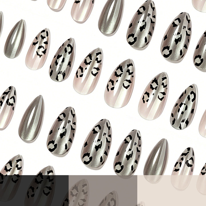 Decorative Leopard Print Nail Art Enhancements Stornfield