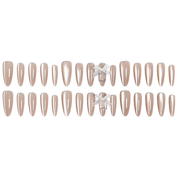 Elegant artificial nail tips with a glossy finish Stornfield