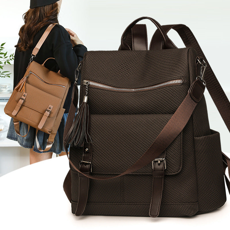 Multi-Functional Textured Backpack Stornfield