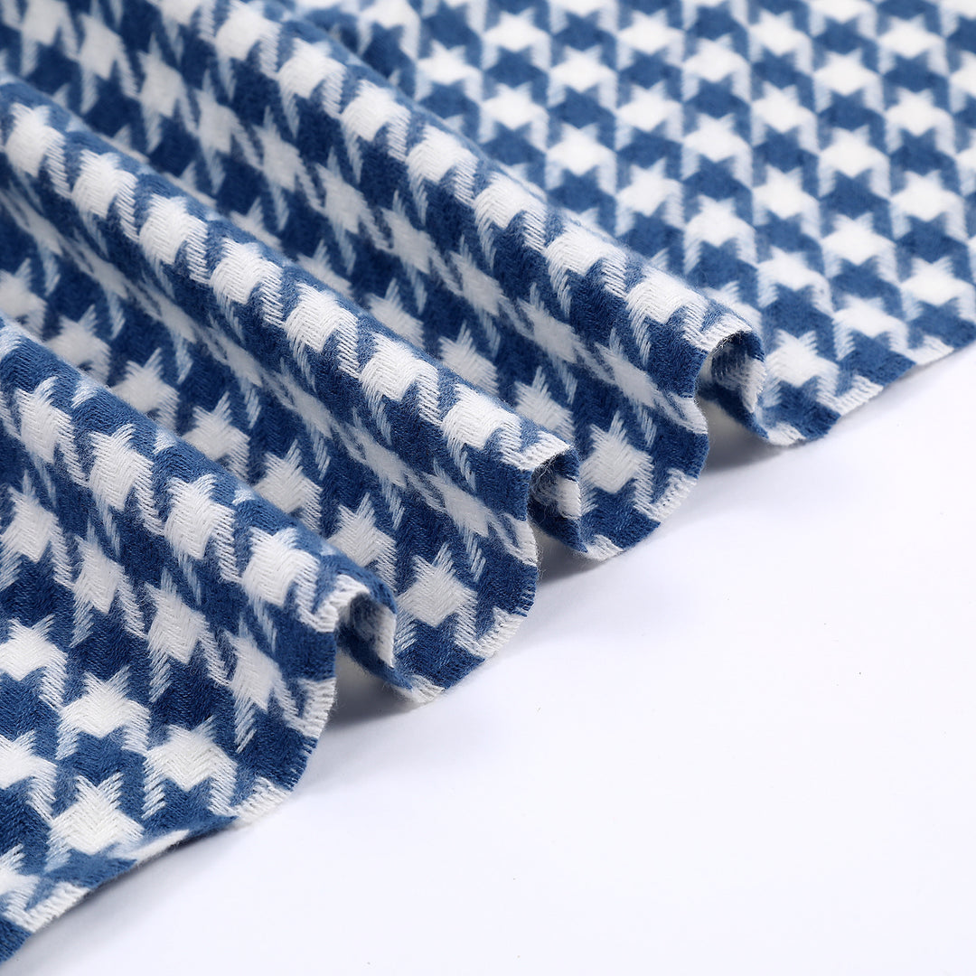 Ladies elegant scarf with houndstooth pattern Stornfield