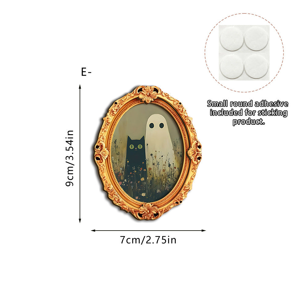 Wall art with creative ghost motif Stornfield