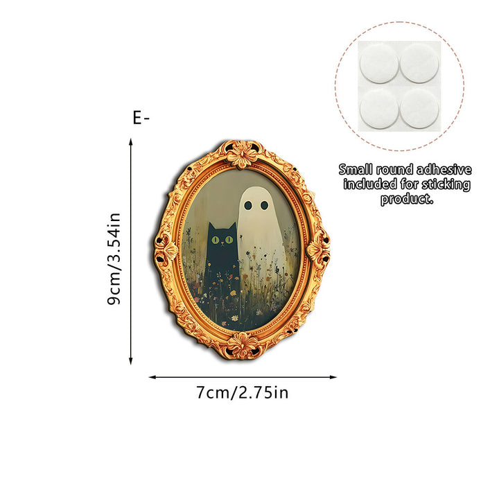 Wall art with creative ghost motif Stornfield
