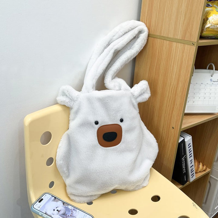 Plush Bear-Themed Tote Bag Stornfield