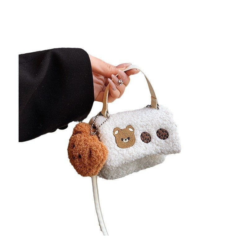 Plush Crossbody Bag with Cute Animal Design Stornfield