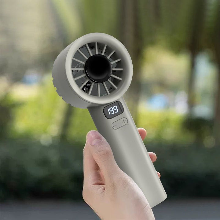 Women's portable USB mini fan with LCD display Stornfield