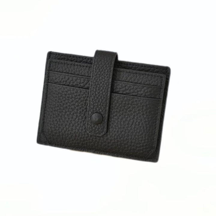 Textured Leather Card Holder Stornfield