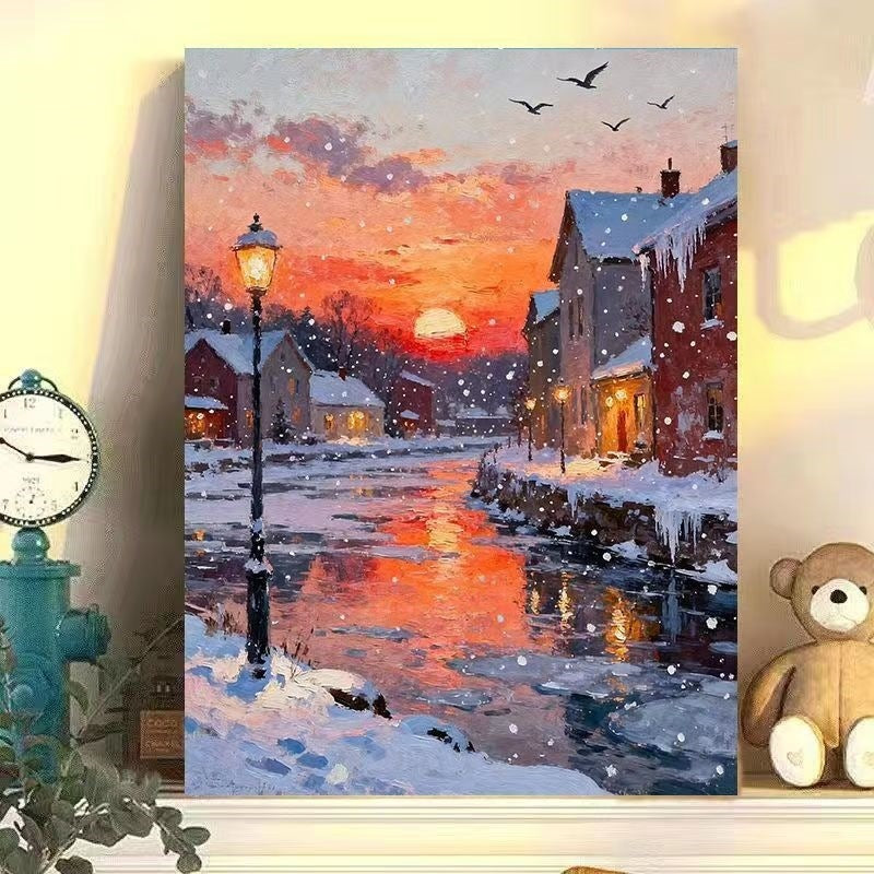 Winter Wonderland Landscape Canvas Art Stornfield