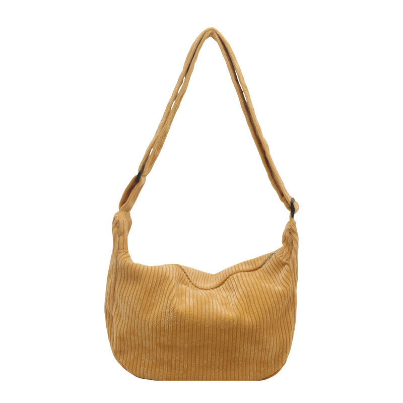 Corduroy Hobo Bag