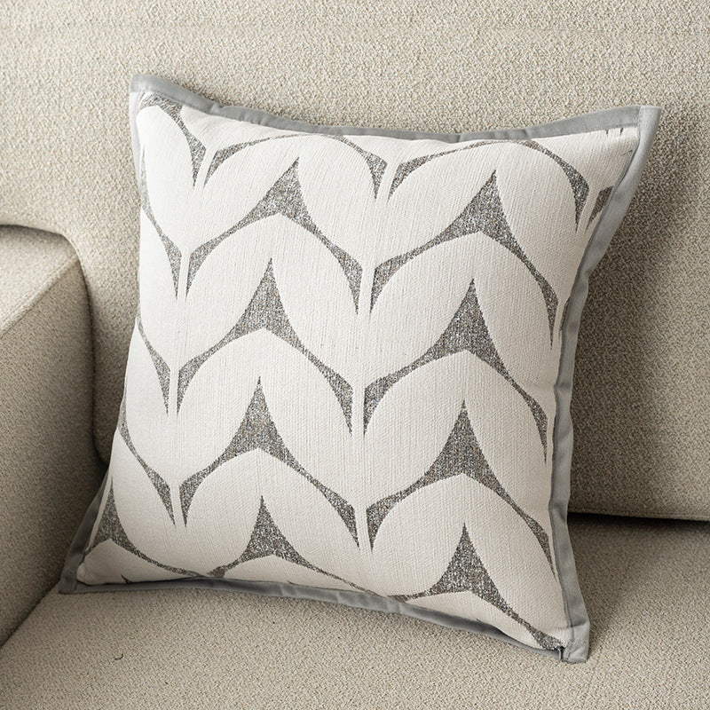 Floral Embossed Decorative Cushion