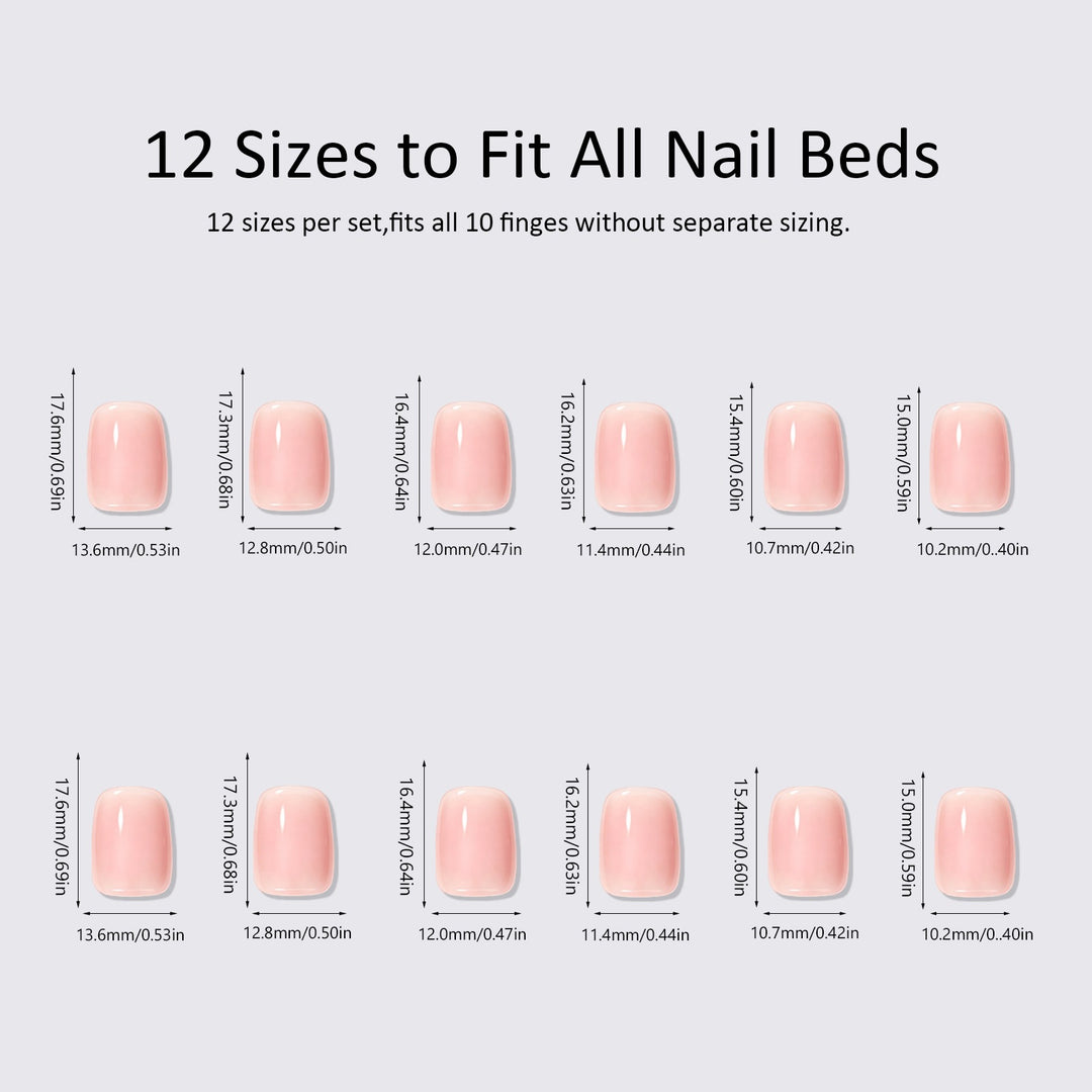 Artificial nail set with floral and dotted design Stornfield