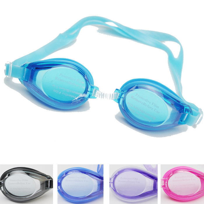 Sport swimming goggles with high-performance anti-fog coating and flexible silicone strap Stornfield