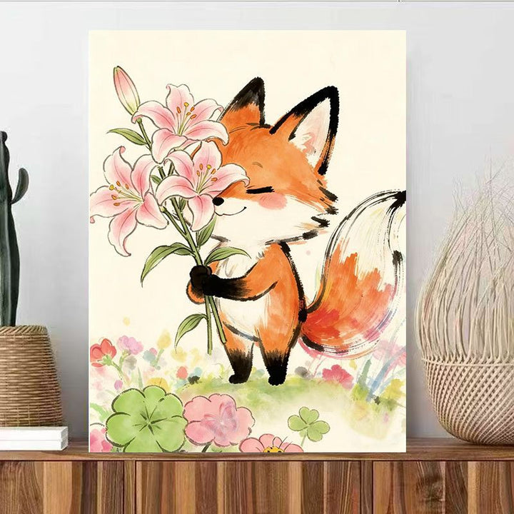 Cute Animal Illustration Wall Art Stornfield