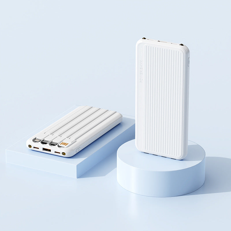 Powerbank with Integrated Charging Cables and High-Speed Charging Function Stornfield